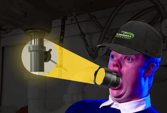 Helping you plumb up what’s under the sink (and why you hold the flashlight wrong)